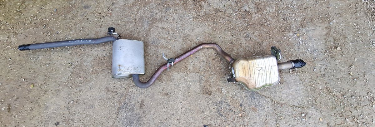 850253411 8E0253611 Exhaust rear silencer (muffler) AUDI A4 (B7) (2004-2008)