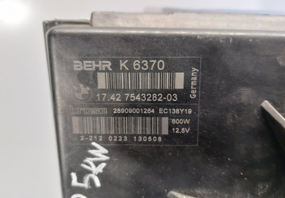 Radiator Fan Electric BMW 7 (E65, E66) (2001-2009)