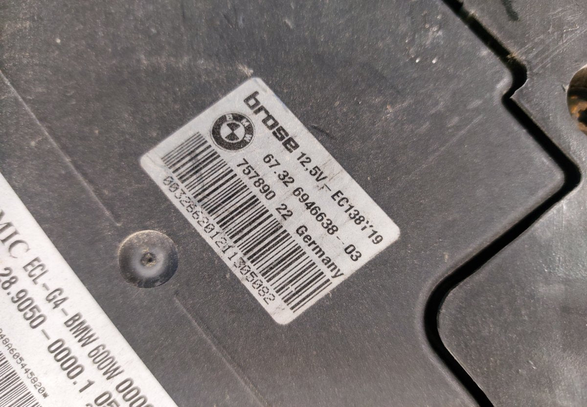 Radiator Fan Electric BMW 7 (E65, E66) (2001-2009)