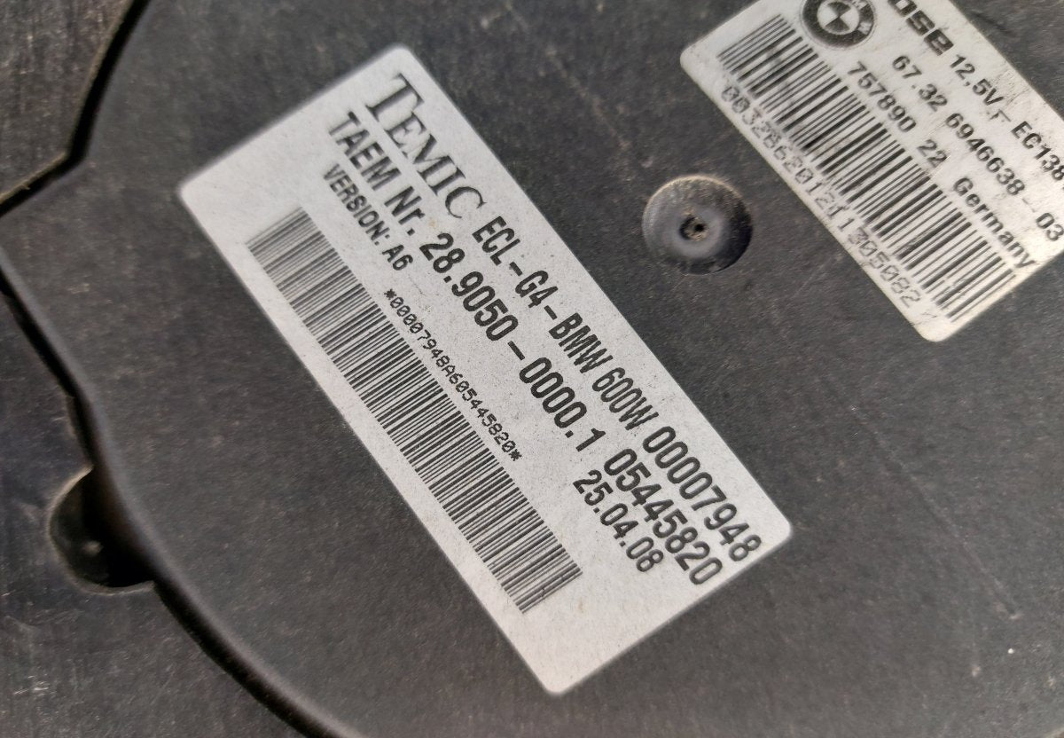 Radiator Fan Electric BMW 7 (E65, E66) (2001-2009)