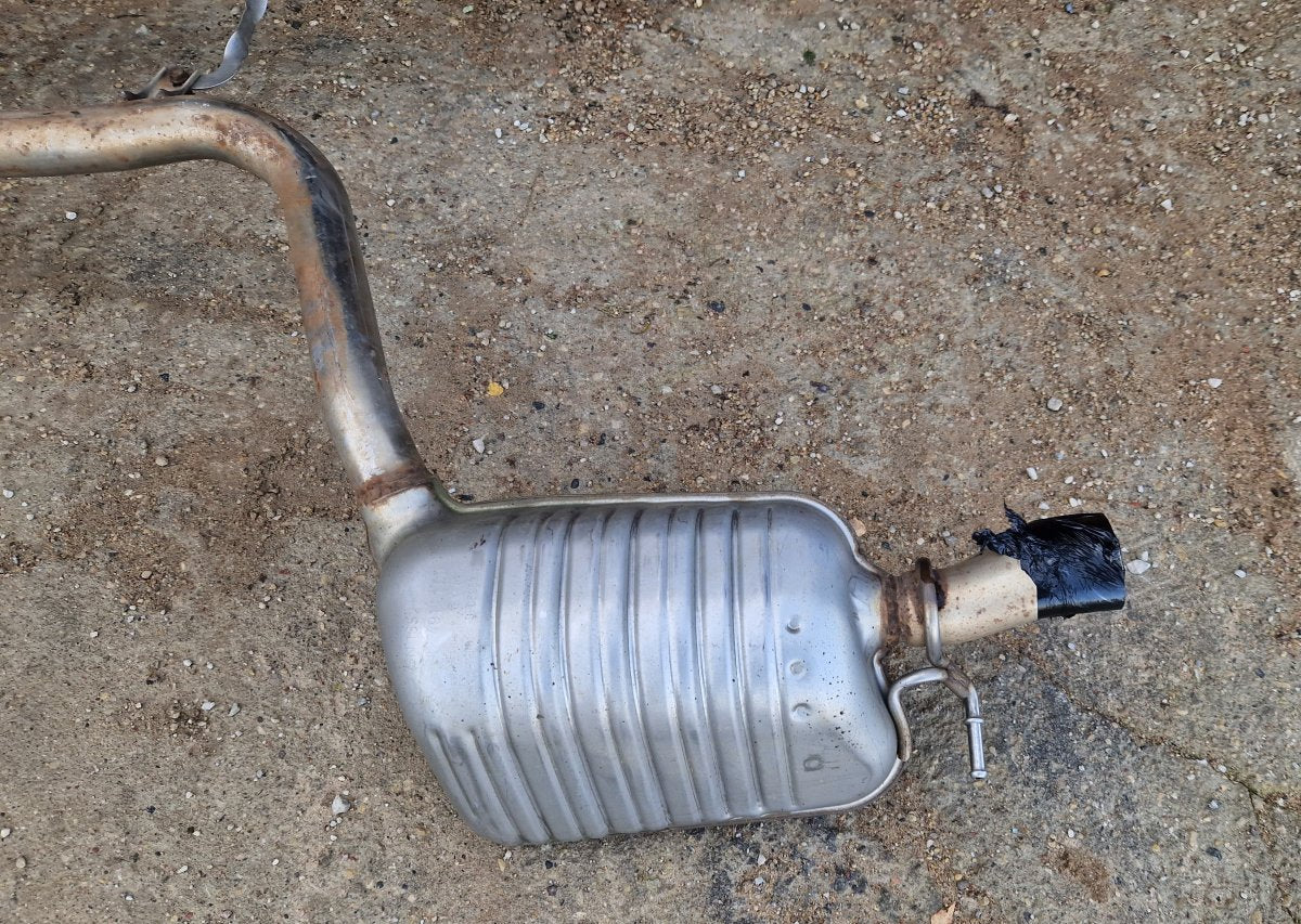 A2124910200 Exhaust rear silencer (muffler) MERCEDES-BENZ E-CLASS (W212) (2009-2016)