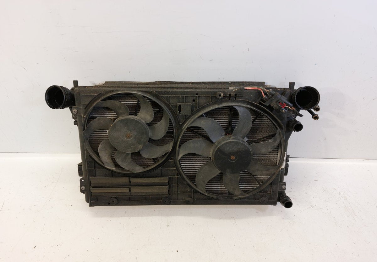 1355D300185 1K0121205A 1K0121207 1K0121253L 3C0317819C Radiator set VW PASSAT B6 (3C) (2005-2010)