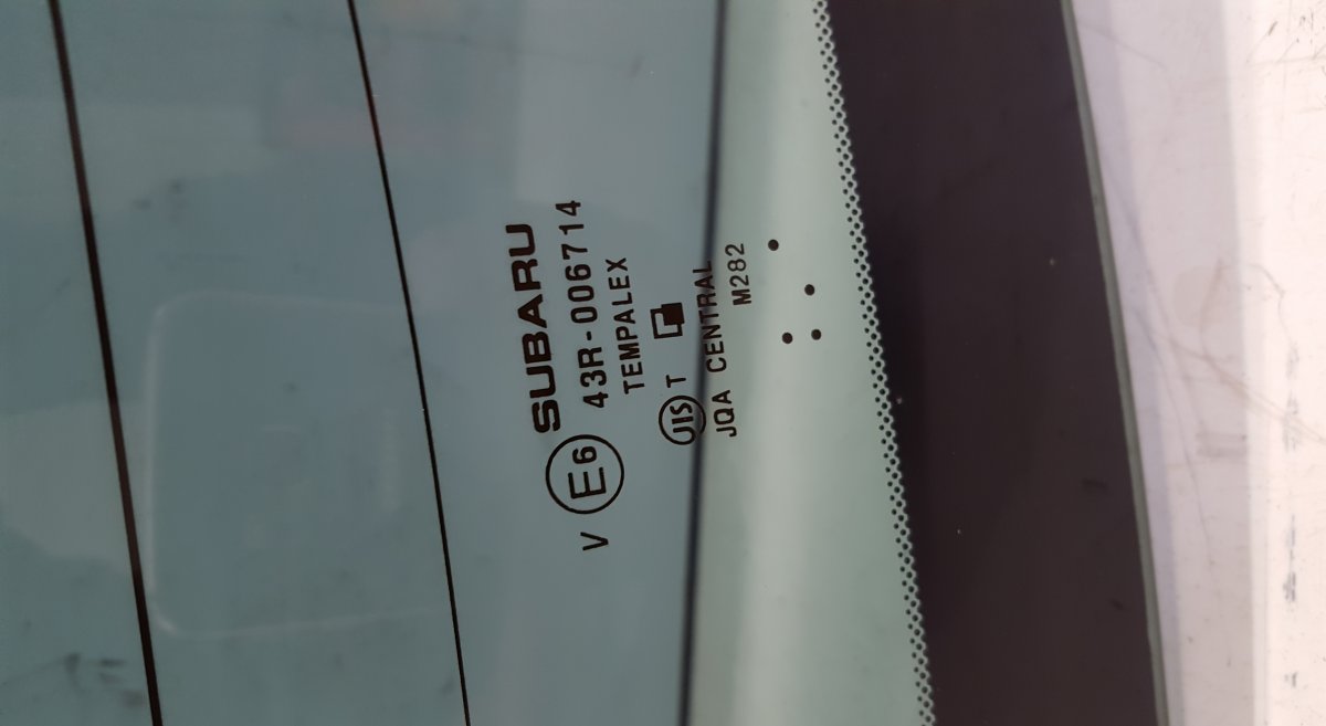 43R-006714 Rear Window glass SUBARU LEGACY V / Outback (2009-2014)