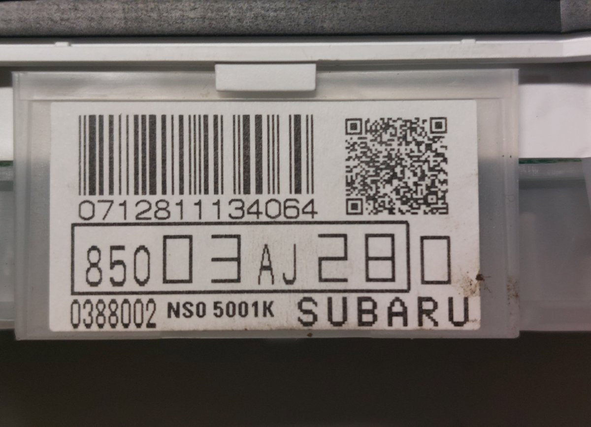 85003AJ280 Instrument Cluster SUBARU LEGACY V / Outback (2009-2014)