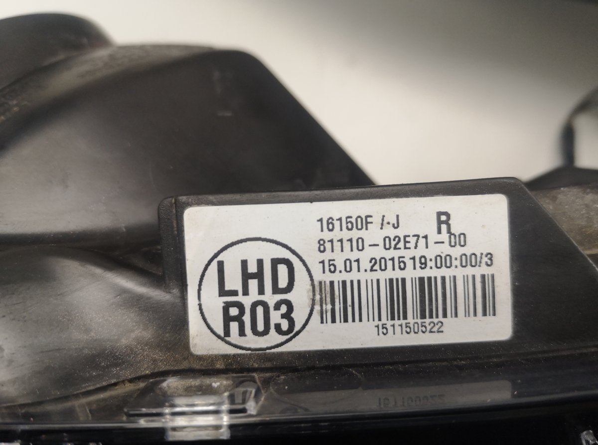Headlight right TOYOTA COROLLA X (E140, E150) (2006-2012)