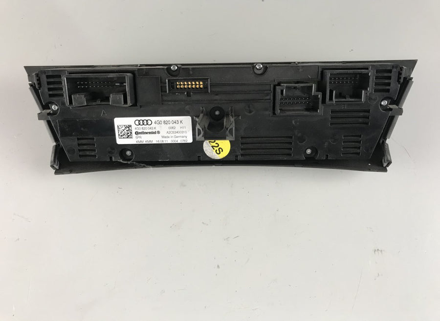 4G0820043 Heater control panel AUDI A6 / A6 ALLROAD (C7, 4G) (2010-2018)