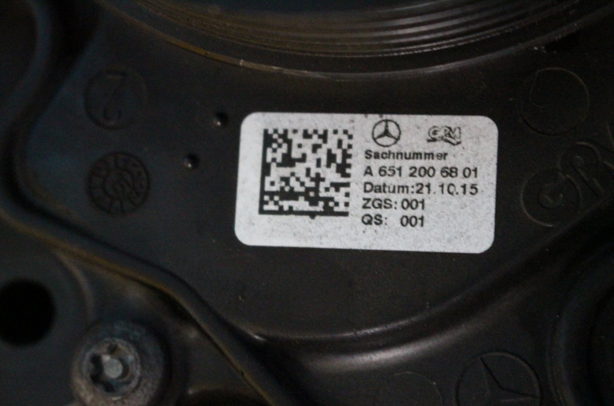 A651200190180 A6512001901 Water Pump MERCEDES-BENZ E-CLASS (W212) (2009-2016)