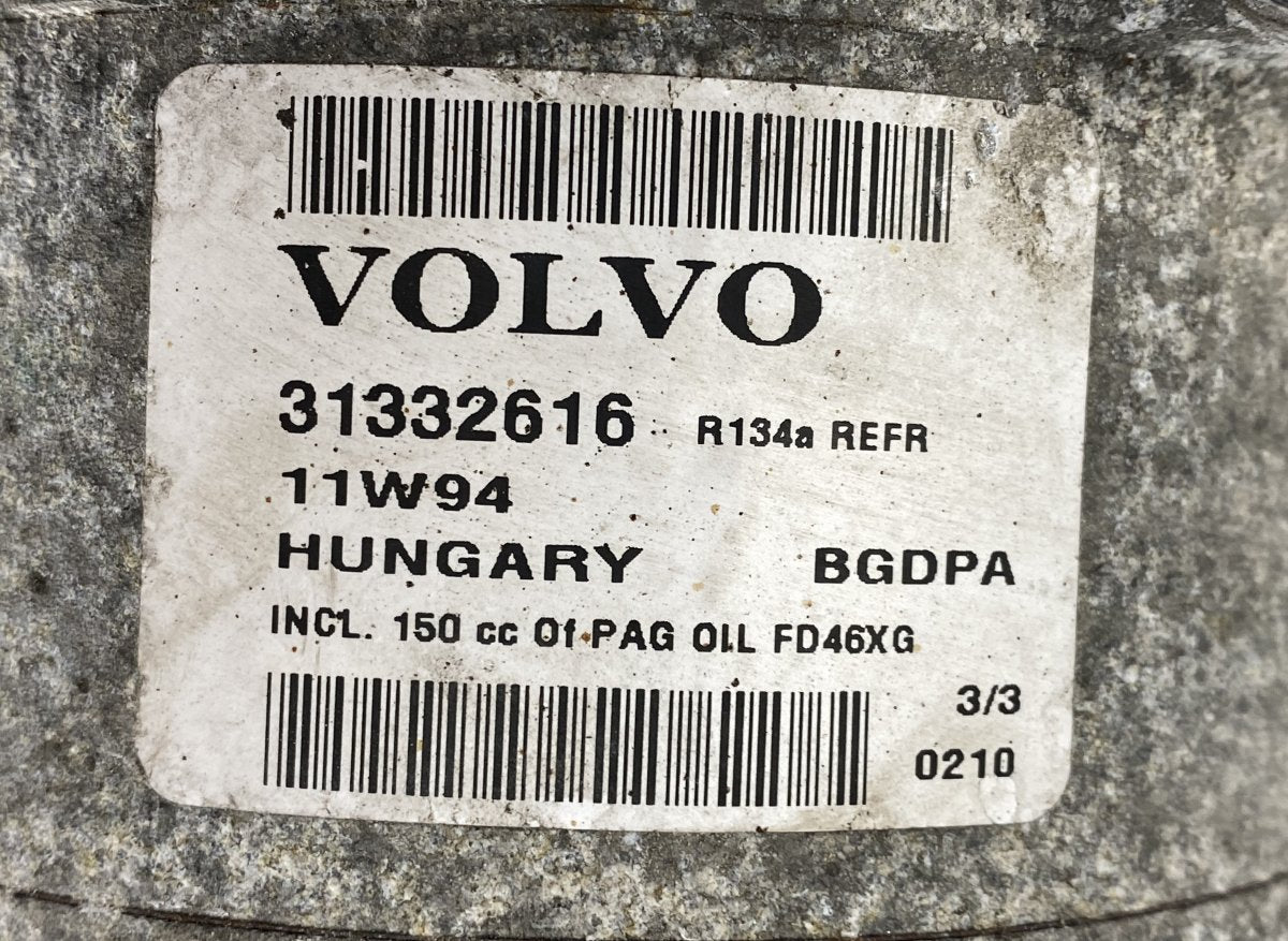 AC / aircon Compressor VOLVO S60 II / V60 I (2010-2018)