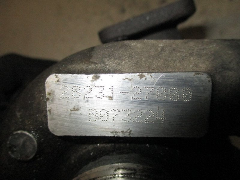 Turbocharger KIA CARENS II (FJ) (2002-2006)