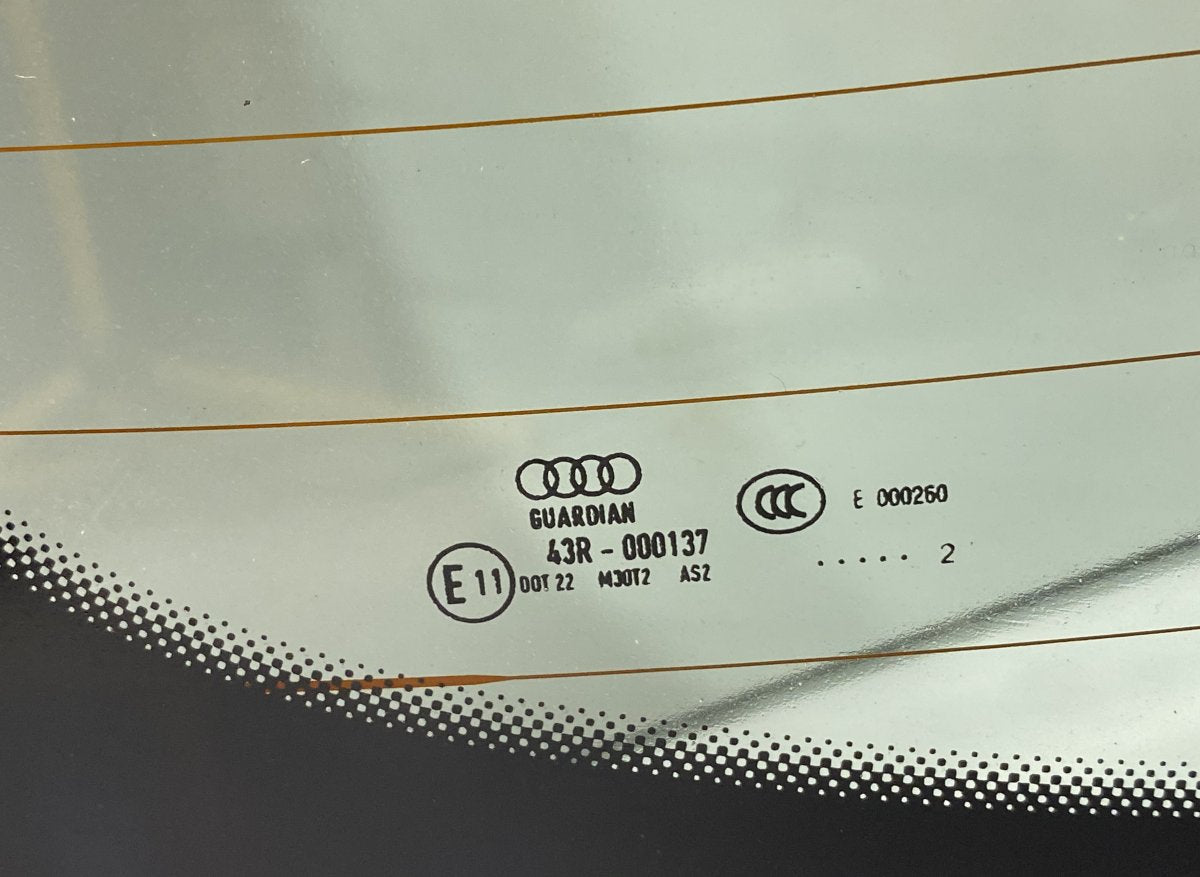 Rear Window glass AUDI A6 / A6 ALLROAD (C7, 4G) (2010-2018)