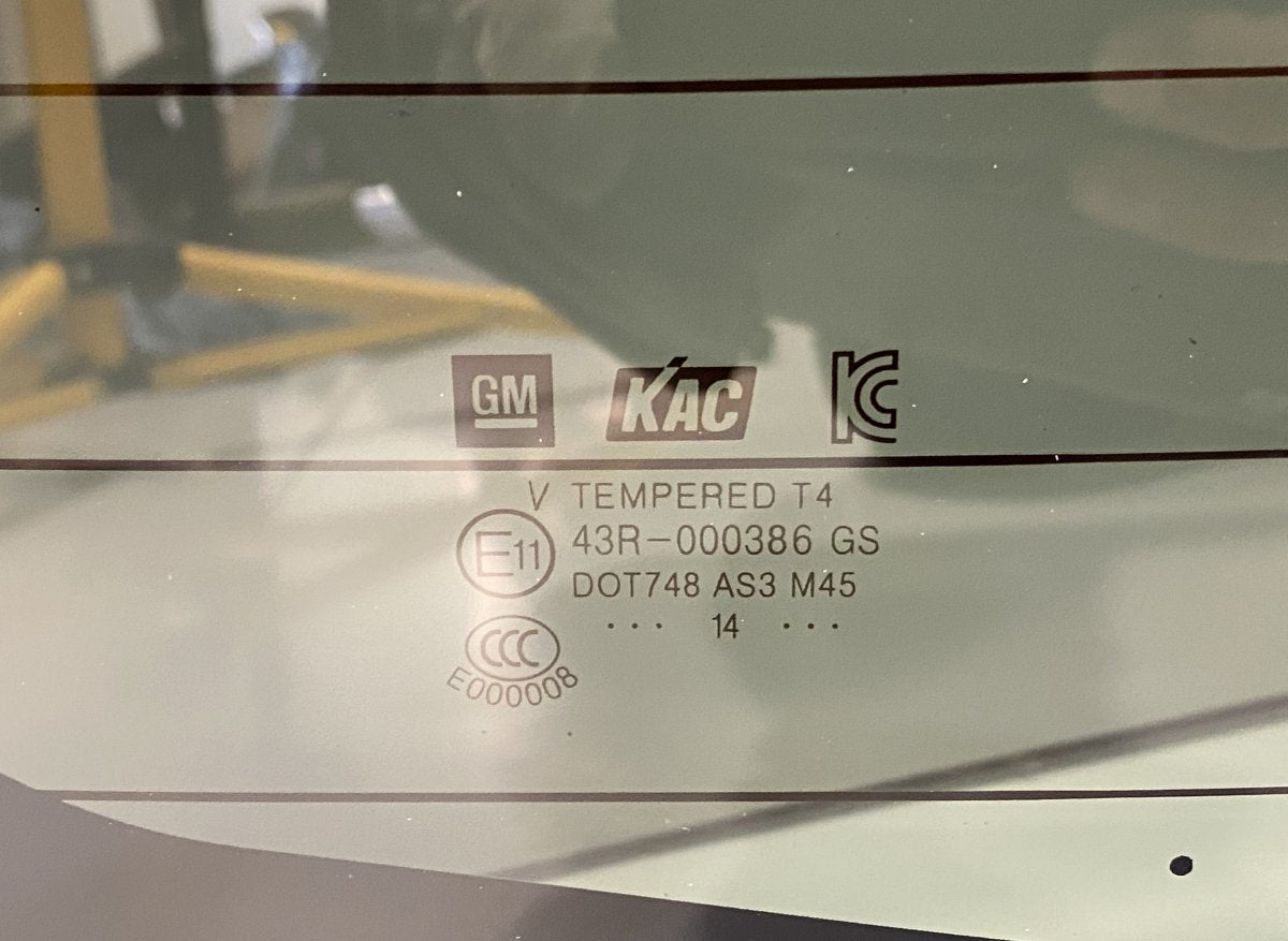Rear Window glass OPEL ANTARA (L07) (2006-2015)
