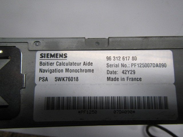 5WK76018 GPS Navigator CD - Player PEUGEOT 607 (9D, 9U) (2000-2010)