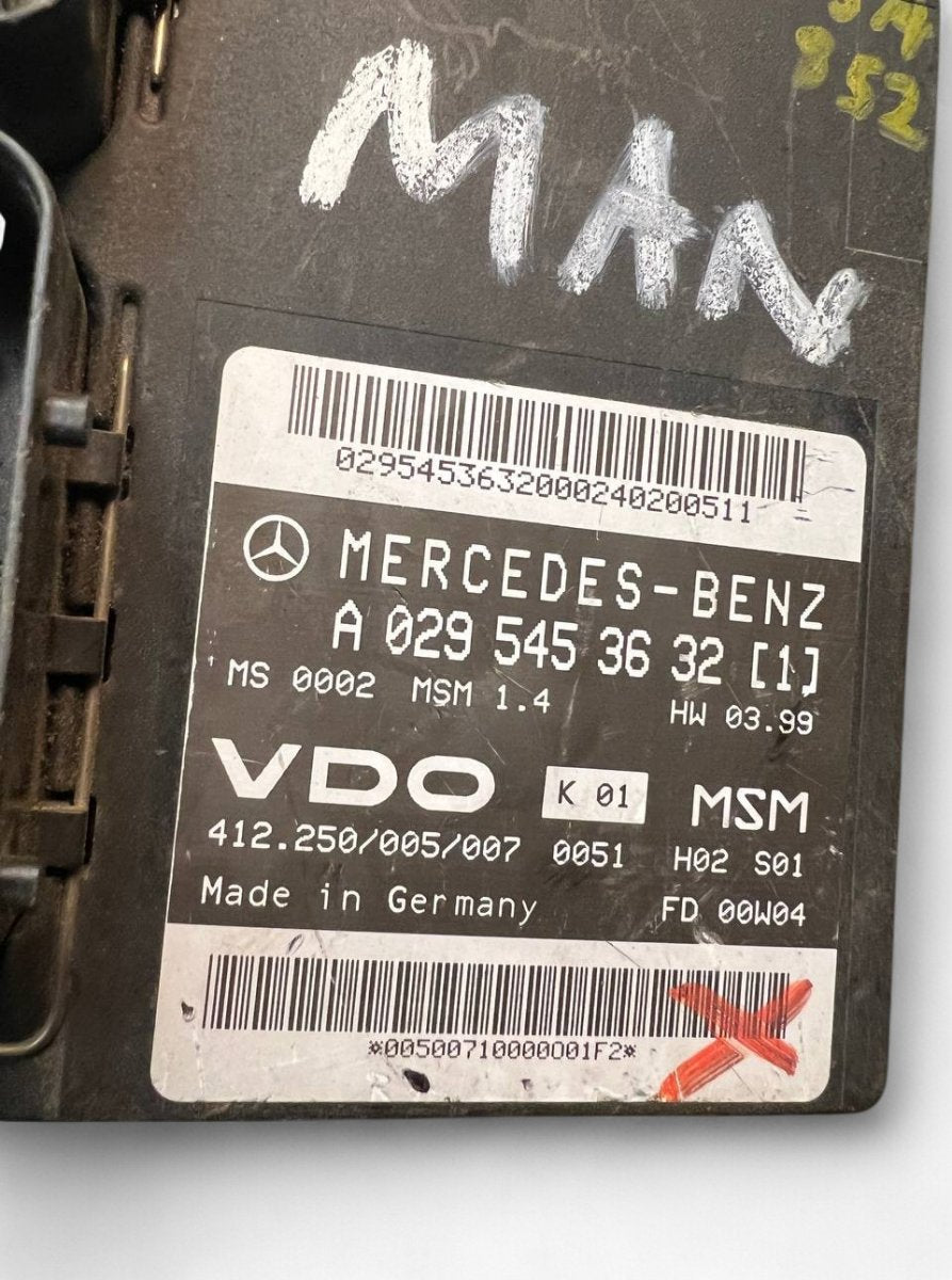 A0295453632 0295453632 Engine Control Unit / module (ECU) MERCEDES-BENZ A-CLASS (W168) (1997-2004)