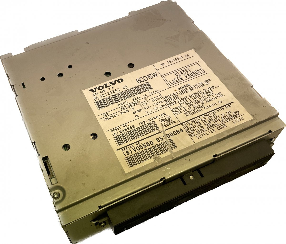 CD  Changer VOLVO S40 / V50 / C30 / C70 (MS, MW) (2004-2012)