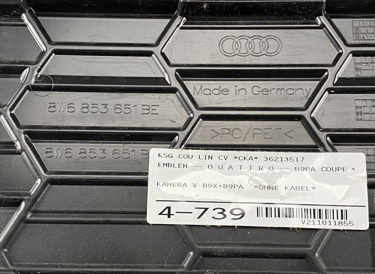 8W6853651BE Radiator Grille AUDI A5 (F53, F57, F5A) (2016-)