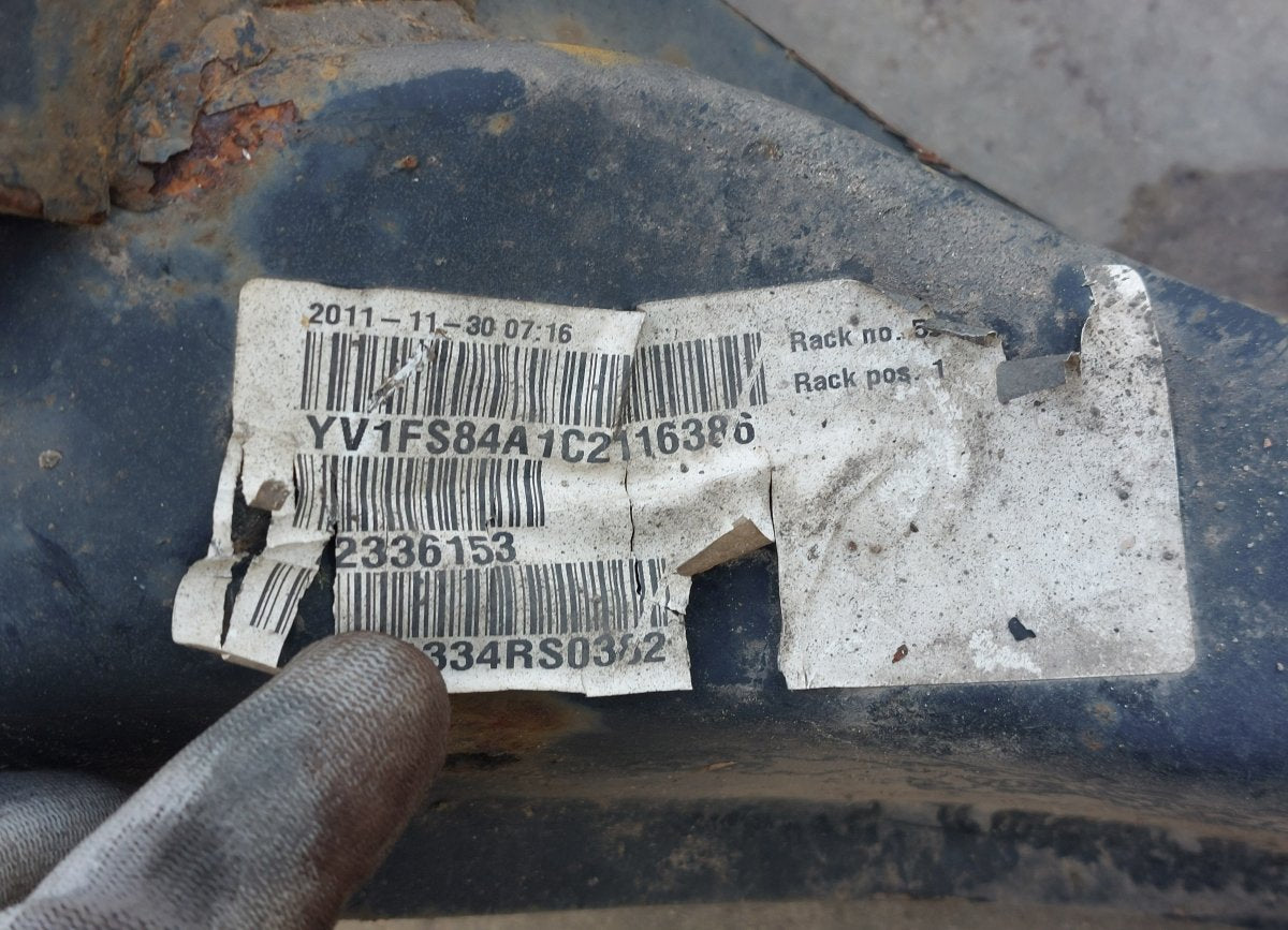 31329225 31406648 31406655 31317602 Rear axle Beam VOLVO S60 II / V60 I (2010-2018)