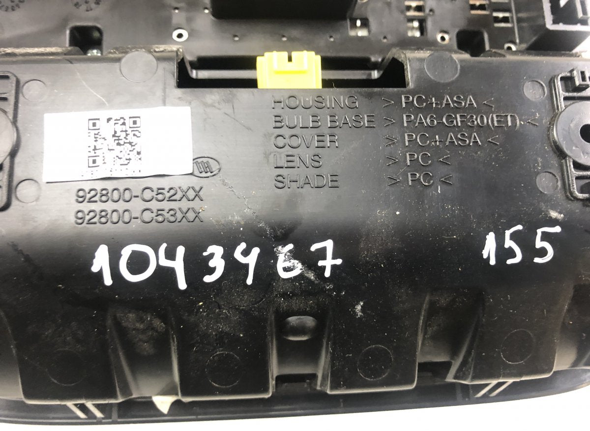 92800C5310WK Interior Lighting Front KIA SORENTO III (UM) (2015-2020)