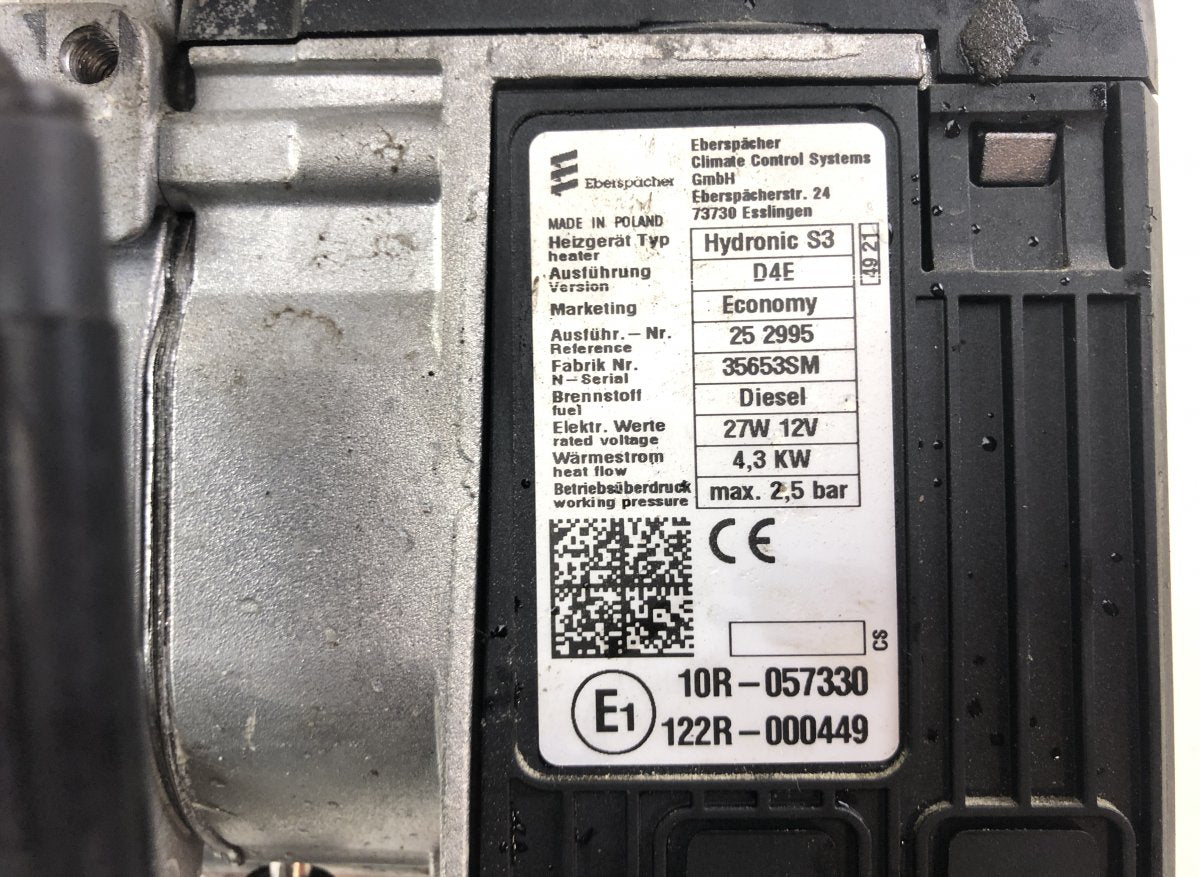 252995 Auxiliary / pakring heater (webasto) RENAULT KANGOO III (FFK, KFK) (2021-)