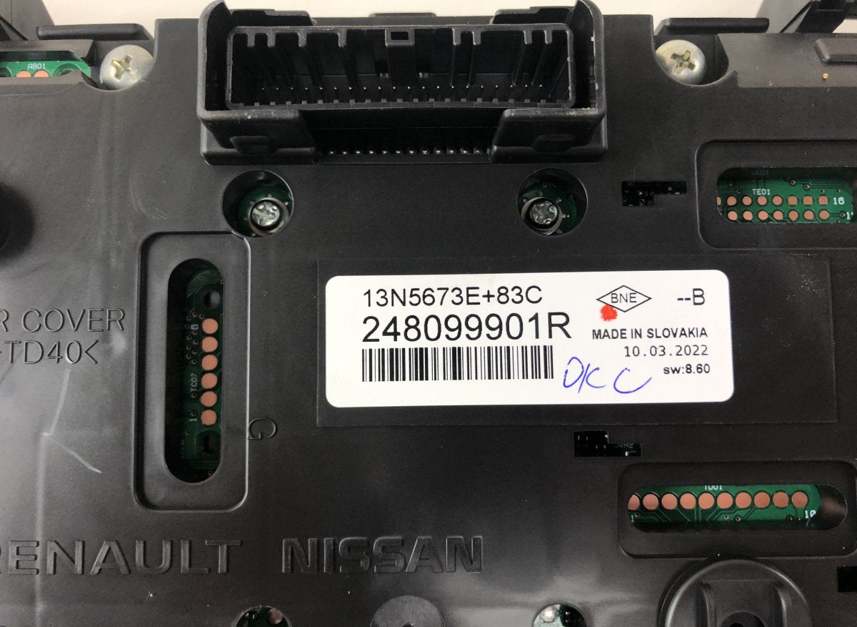 248099901R Instrument Cluster RENAULT KANGOO III (FFK, KFK) (2021-)