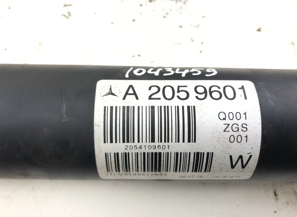 A2054109601 Propeller Shaft Complete MERCEDES-BENZ C-CLASS (W205) (2013-2021)