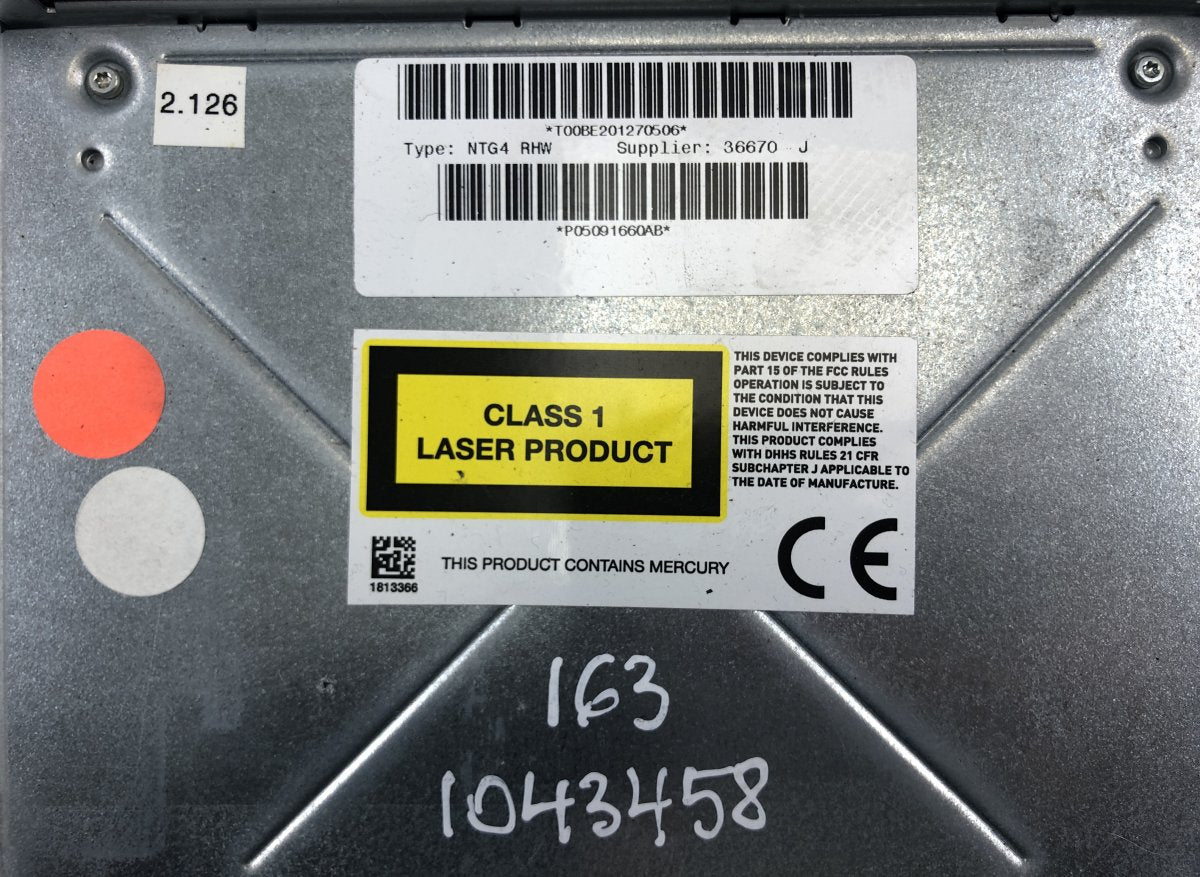 5091660AC Radio JEEP GRAND CHEROKEE IV (WK, WK2) (2010-2021)