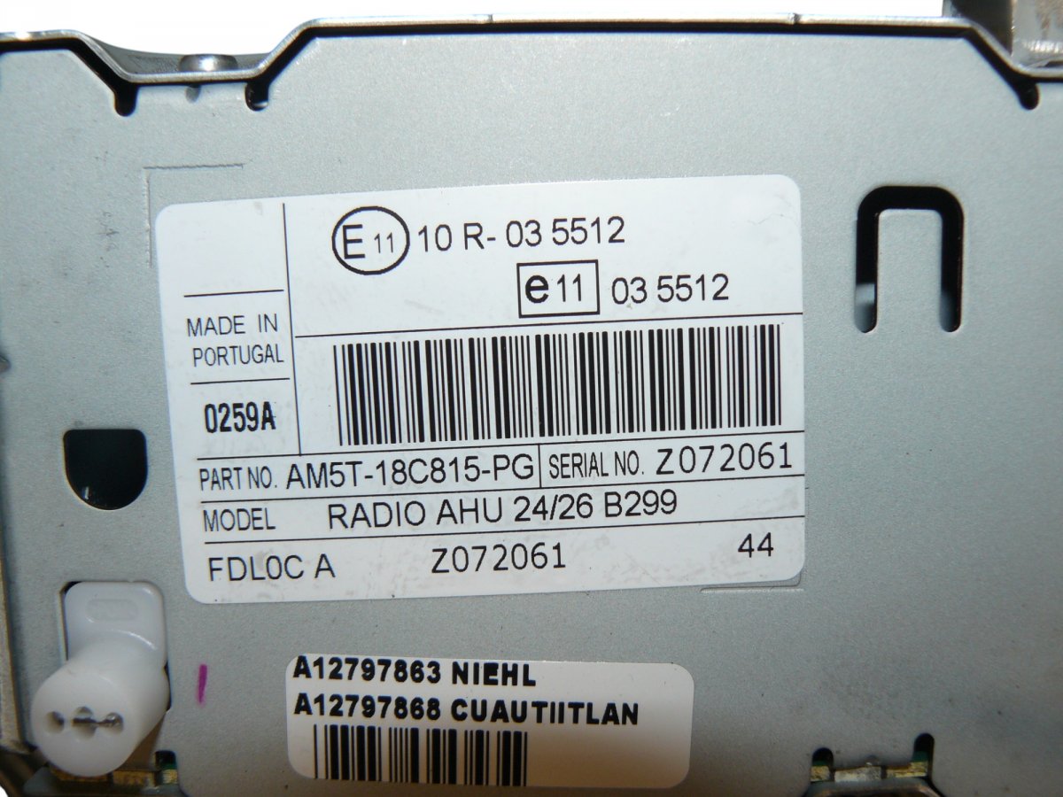 AM5T18C815PG Radio FORD FIESTA VI (2008-2017)
