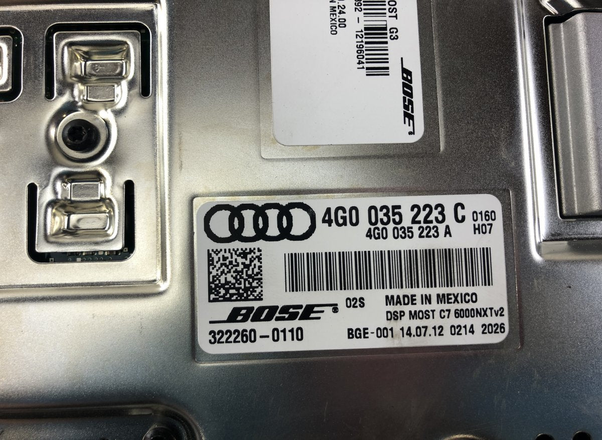3222600080 3222600020 3222600040 Audio amplifier AUDI A7 Sportback (4GA) (2010-2017)
