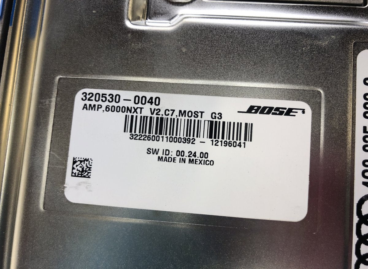 3222600080 3222600020 3222600040 Audio amplifier AUDI A7 Sportback (4GA) (2010-2017)