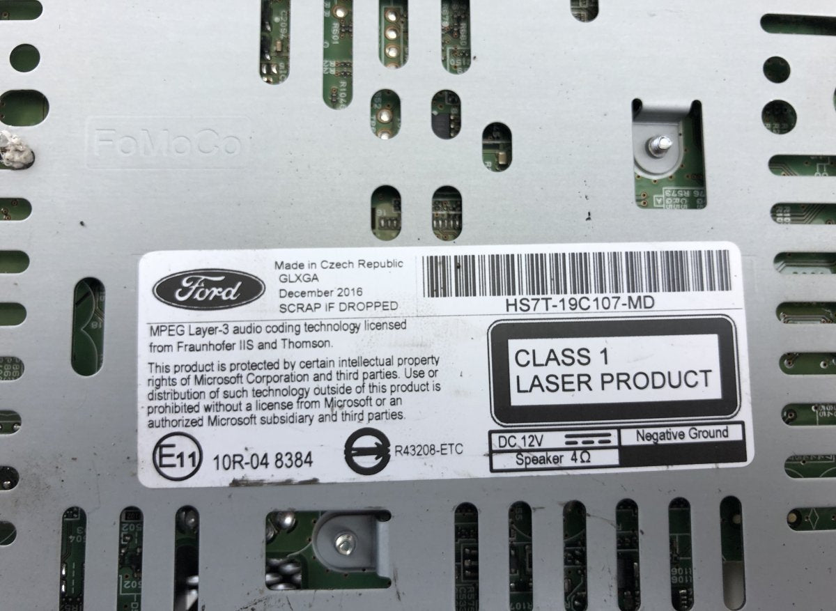 2360230 Radio FORD MONDEO Mk V (CD, CE, CF) (2014-2022)