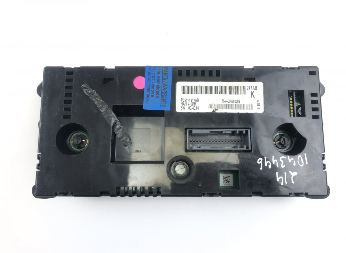 55111807AC Heater control panel CHRYSLER VOYAGER V (RT) (2007-2016)