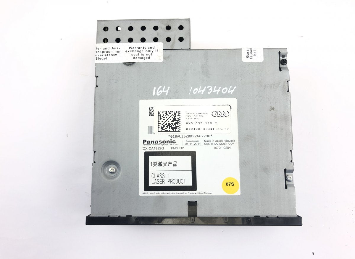 8X0035110C CD Changer AUDI A6 / A6 ALLROAD (C7, 4G) (2010-2018)