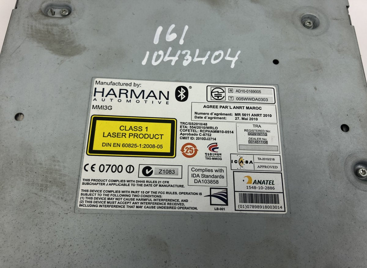 4G0035670J Radio AUDI A6 / A6 ALLROAD (C7, 4G) (2010-2018)