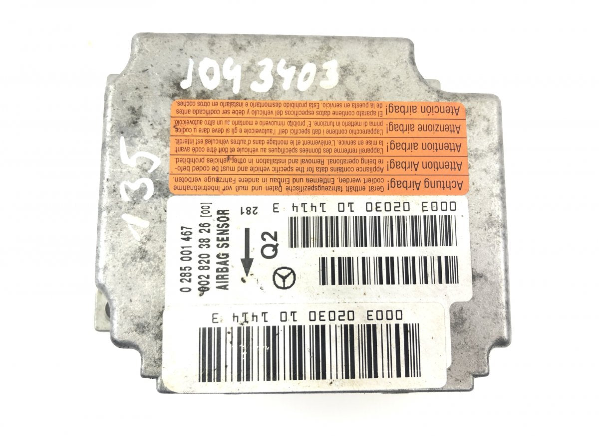 0285001215 0285001467 Airbag Control Unit MERCEDES-BENZ S-CLASS (W220) (1998-2005)