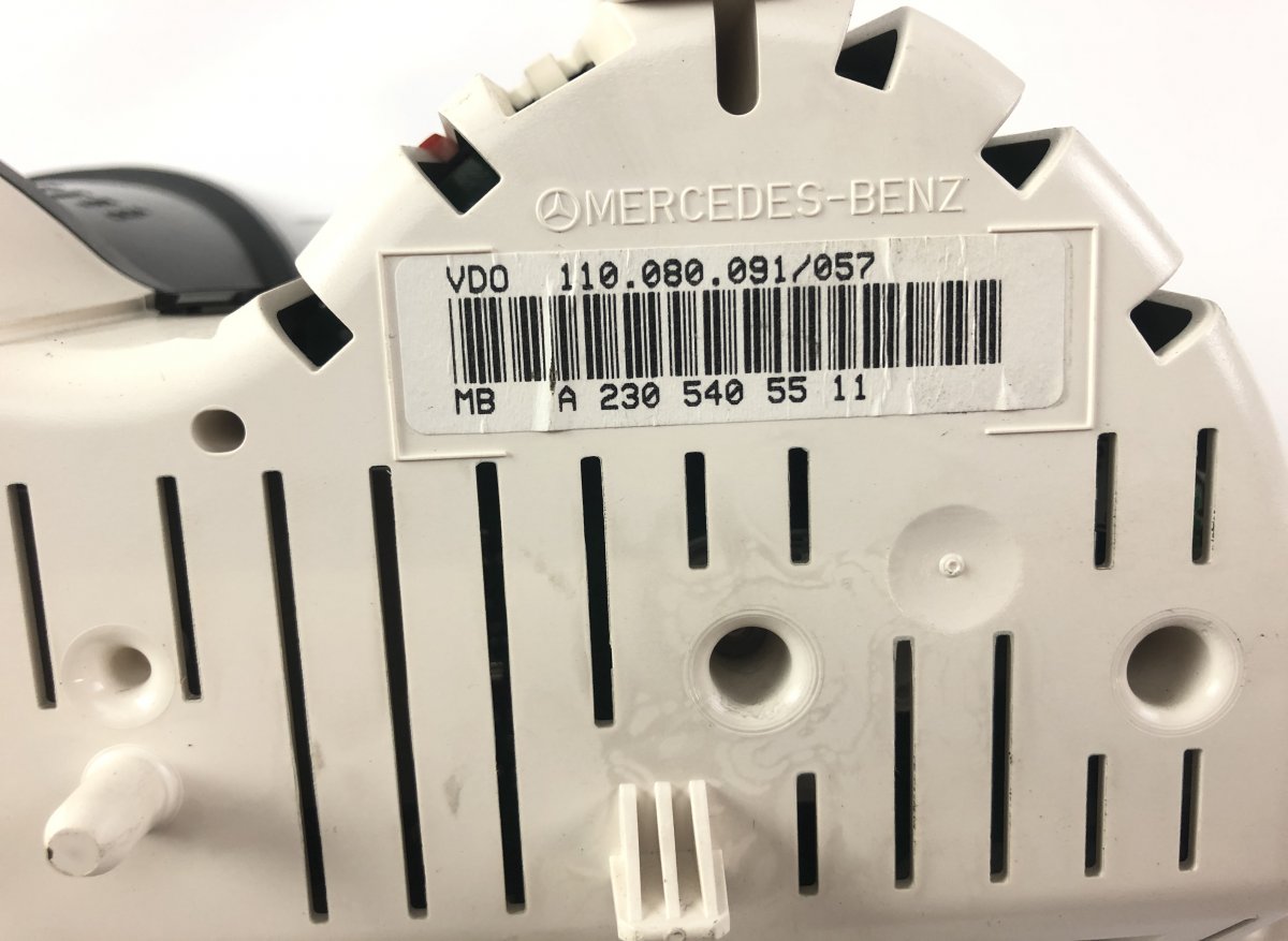 110080091039 110.080.091/039 Instrument Cluster MERCEDES-BENZ SL-CLASS (R230) (2001-2012)