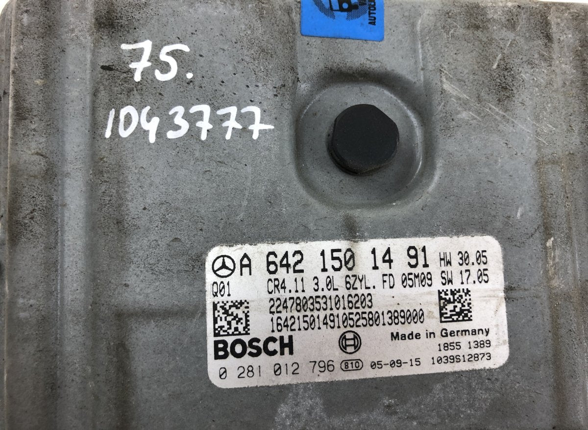 0281013385 Engine Control Unit / module (ECU) MERCEDES-BENZ R-CLASS (W251) (2006-2013)