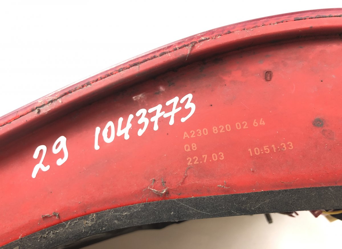 A2308200264 Tail light, right MERCEDES-BENZ SL-CLASS (R230) (2001-2012)