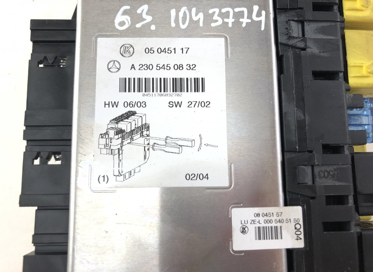 05045117 Fuse box MERCEDES-BENZ SL-CLASS (R230) (2001-2012)
