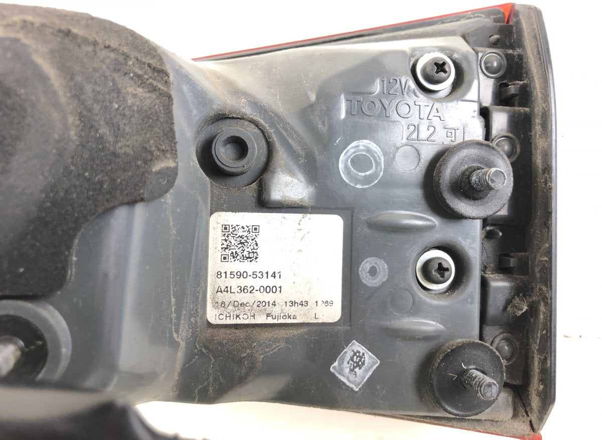 8159153141 Inner tail light, left LEXUS IS III (XE30) (2013-)