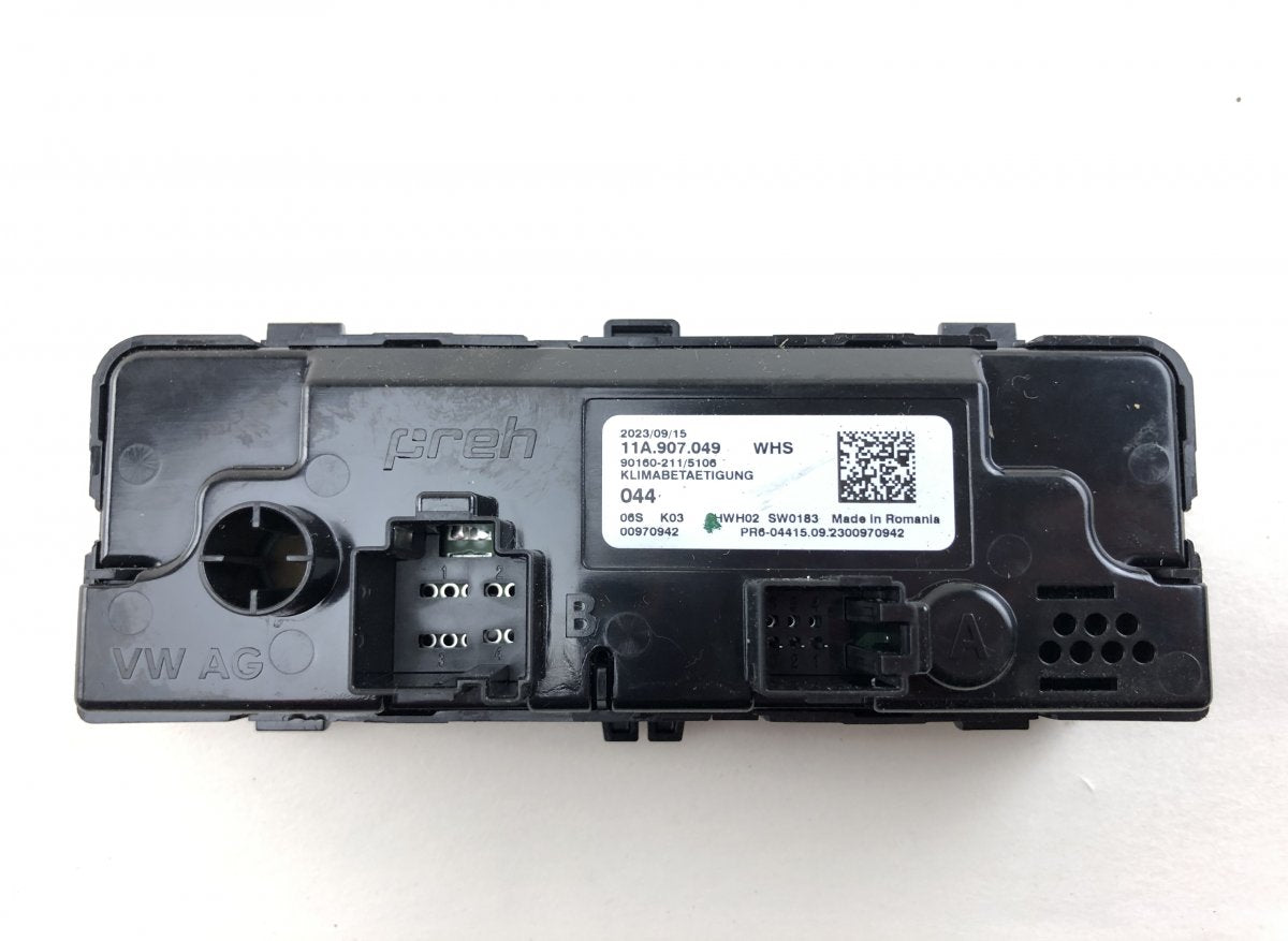 11A907049 Rear AC heater control panel VW TIGUAN II (AD, BW) (2016-2024)