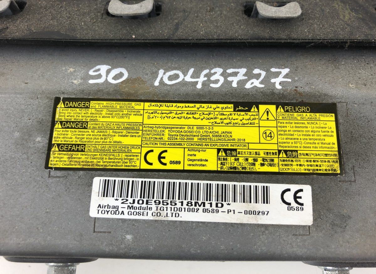 7390002051C1 Knee Airbag Front Left TOYOTA AURIS (E18) 2012-2018