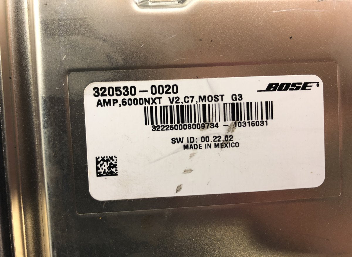 3222600080 3222600020 3222600040 Audio amplifier AUDI A8 (4H) (2009-2017)
