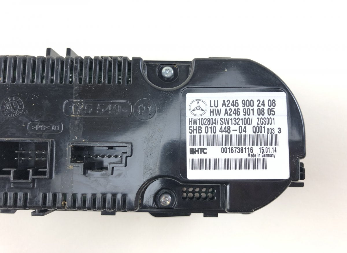 A2469002908 Heater control panel MERCEDES-BENZ CLA (C117, X117) (2013-2019)