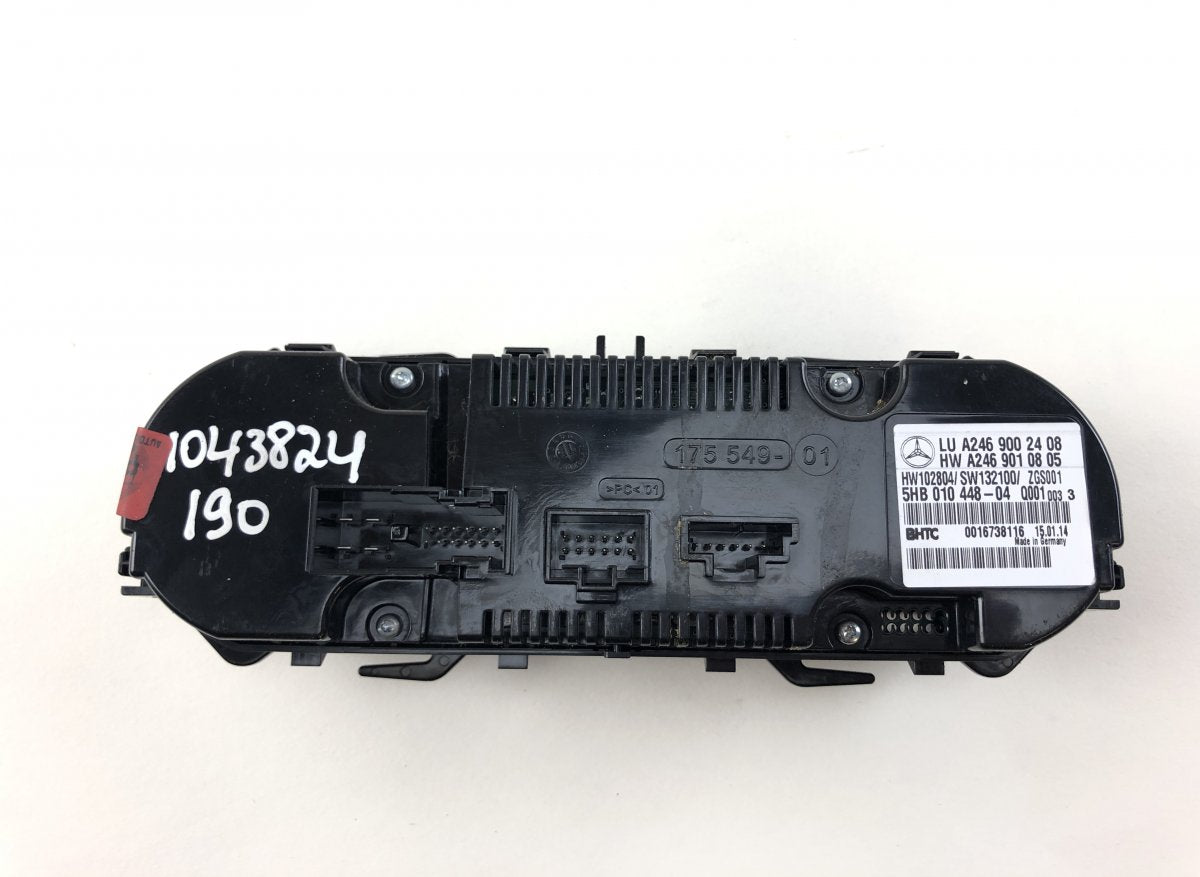 A2469002908 Heater control panel MERCEDES-BENZ CLA (C117, X117) (2013-2019)
