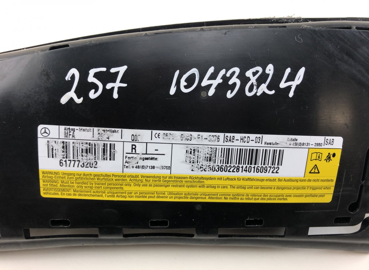 A2468603602 Side seat Airbag Front Right MERCEDES-BENZ CLA (C117, X117) (2013-2019)