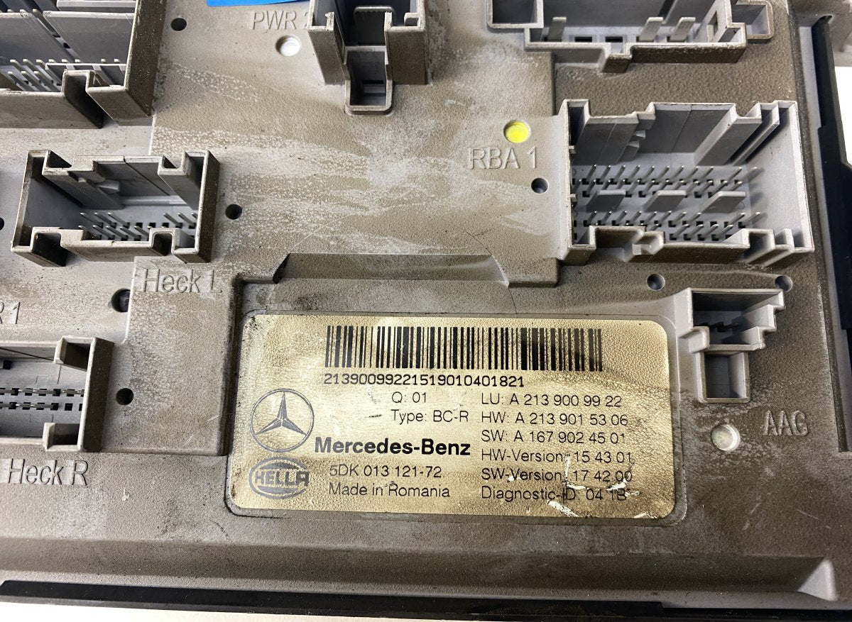 5DK01312172 5DK013121-72 Body control module (BCM) MERCEDES-BENZ E-CLASS (W213) (2016-2023)