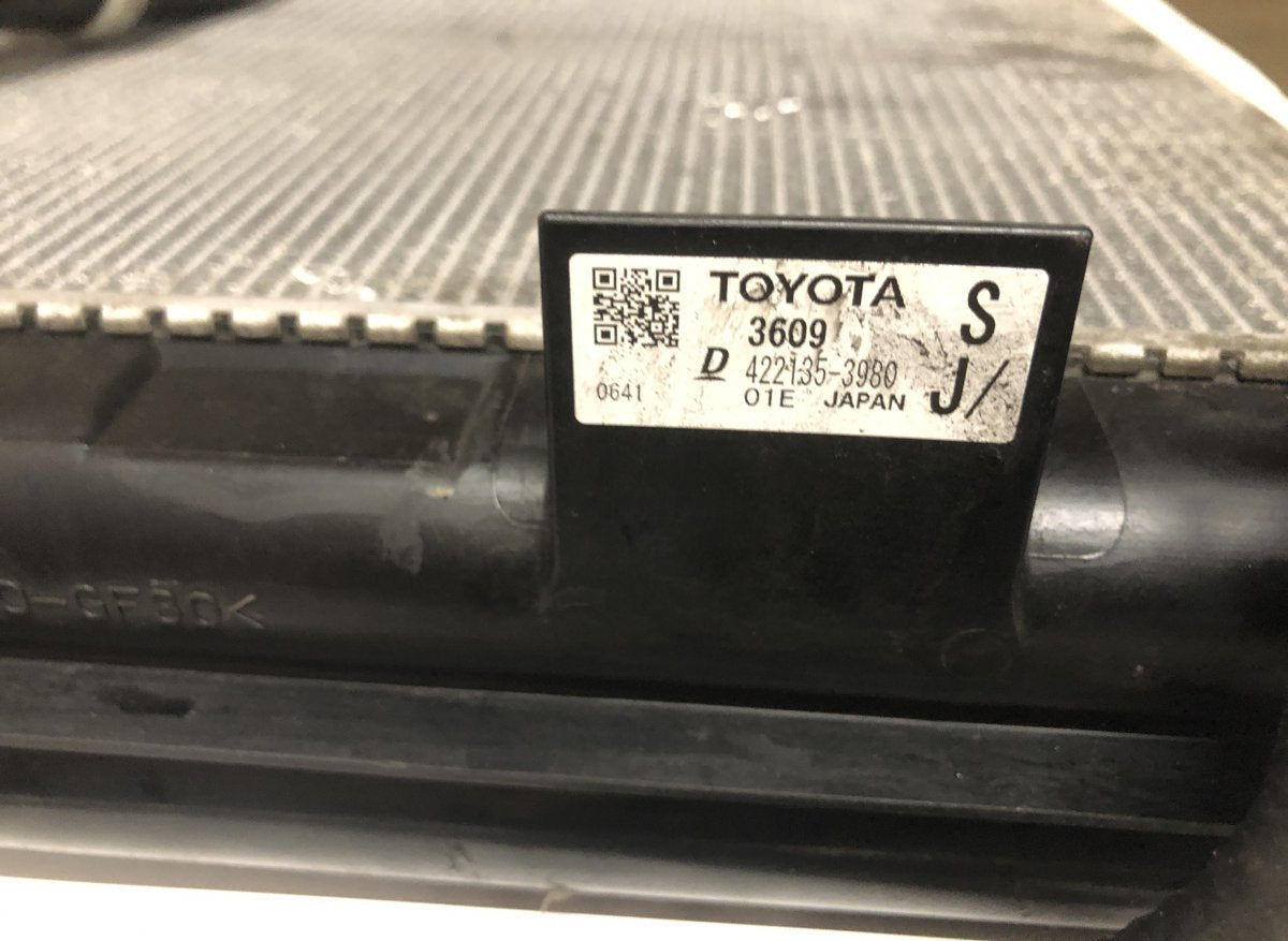 4221353980 G901078020 8846078030 Radiator set LEXUS NX I (AZ10) (2014-2021)