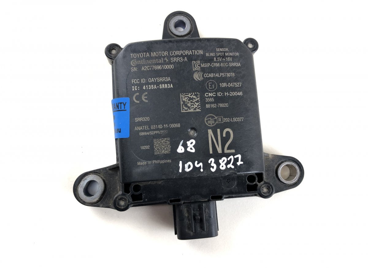 A2C7769610000 8816278020 BLIND SPOT radar sensor LEXUS NX I (AZ10) (2014-2021)