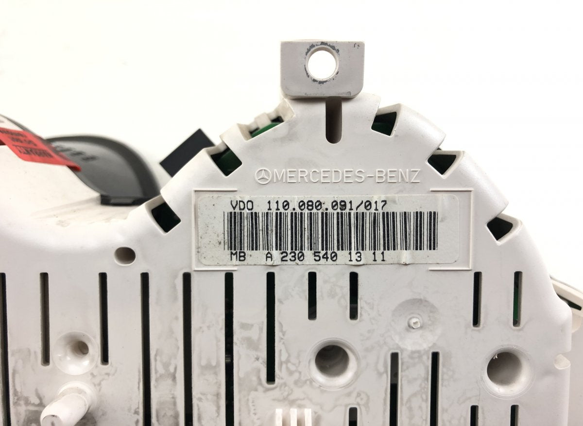 110080091039 110.080.091/039 Instrument Cluster MERCEDES-BENZ SL-CLASS (R230) (2001-2012)