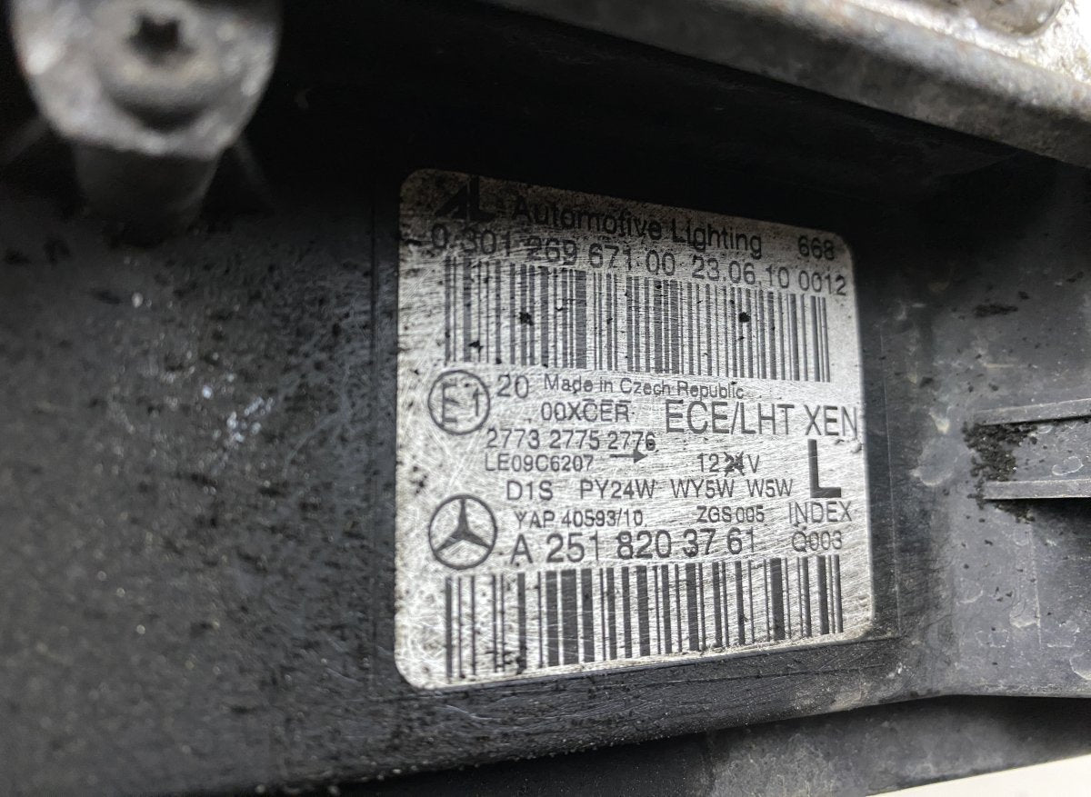 A2518207561 030126967100 Headlight left MERCEDES-BENZ R-CLASS (W251) (2006-2013)