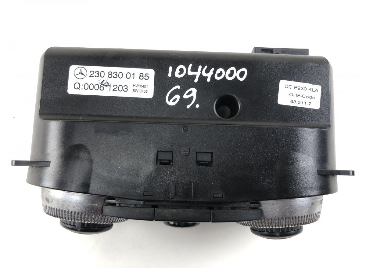 A2308301285 Heater control panel MERCEDES-BENZ SL-CLASS (R230) (2001-2012)